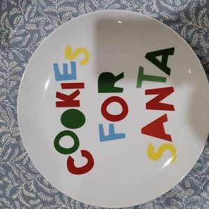 West Elm Cookies for Santa Plate